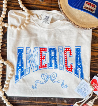 America Patchwork Graphic Tee