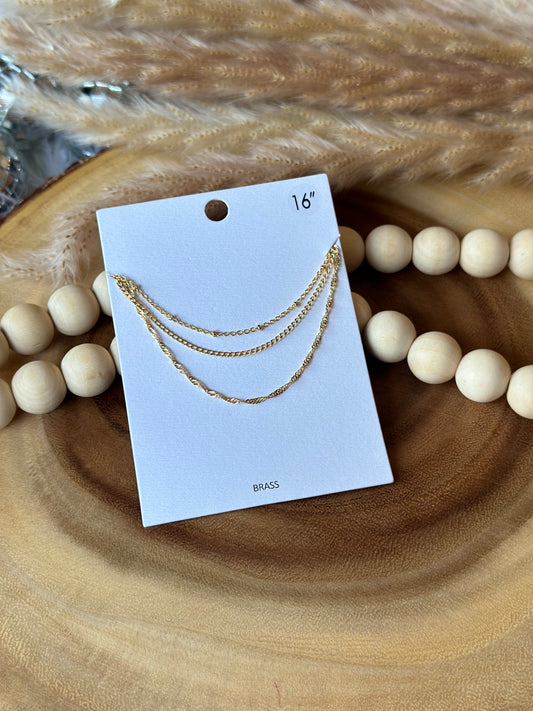 Triple Layer Necklace