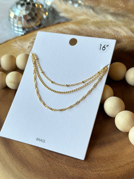 Triple Layer Necklace