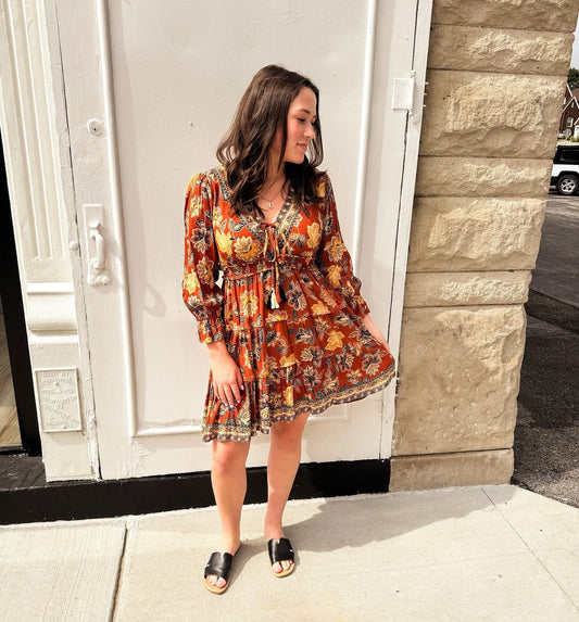 Tassel Details Dress