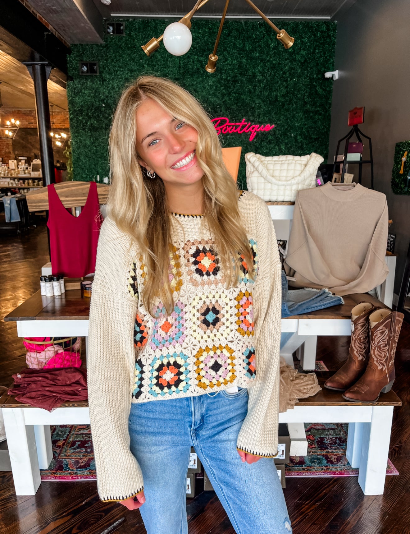 Retro Threads Sweater