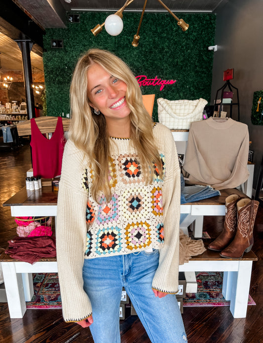 Retro Threads Sweater
