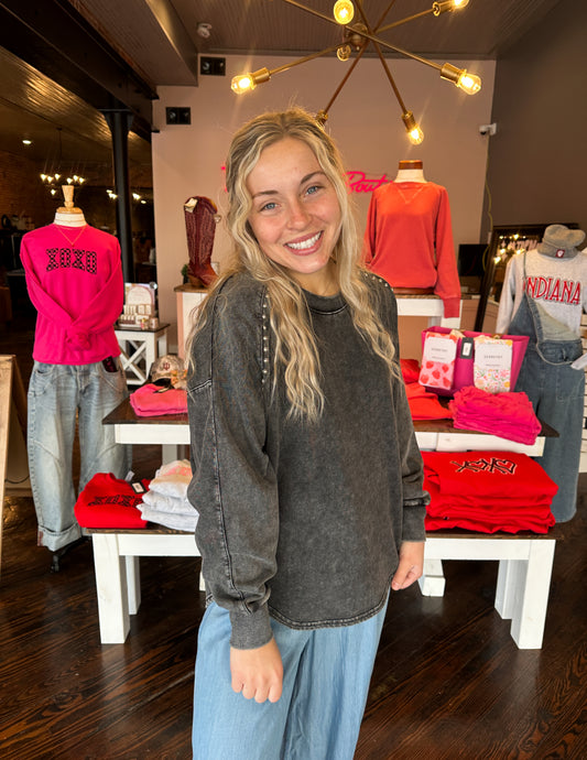 Knox Studded Crewneck