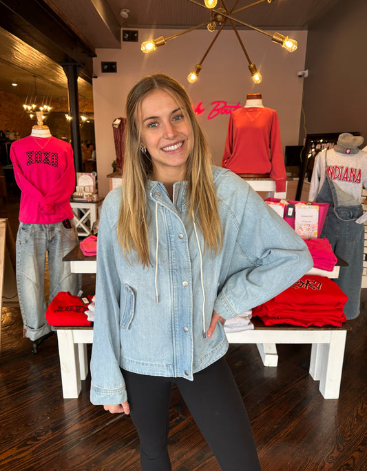 Raglan & Remi Hooded Jacket