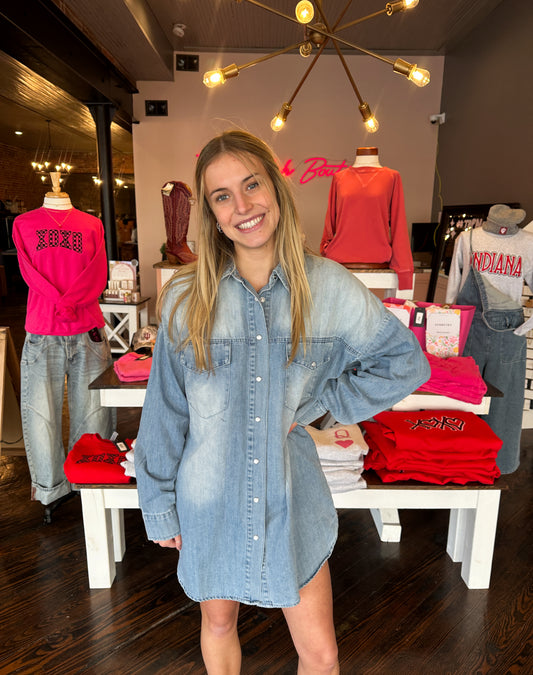 Emery Denim Button Down