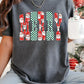 Retro Merry Graphic Tee/Crew