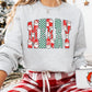 Retro Merry Graphic Tee/Crew
