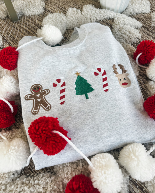 Everything Christmas Embroidered Crew