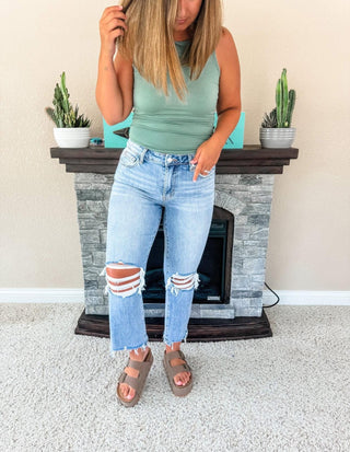Miracle Kick Flare Jeans
