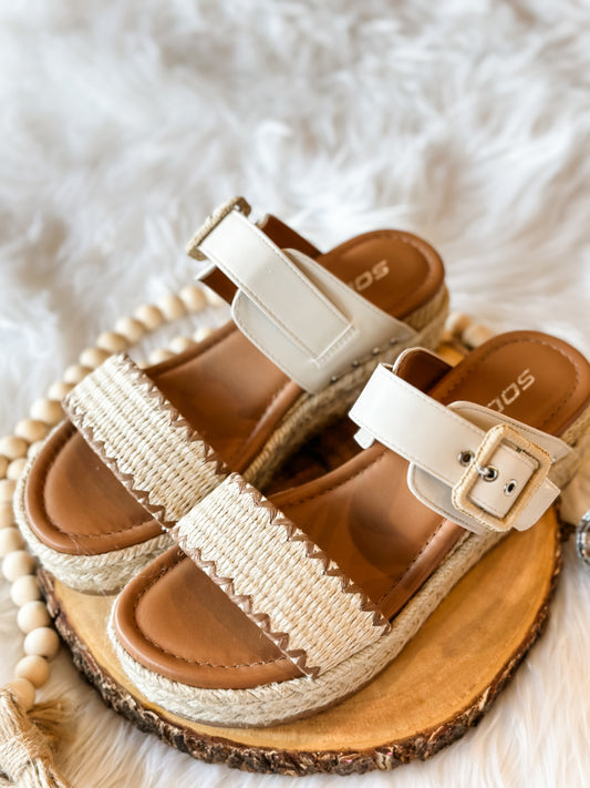 Sail Wedge Sandal