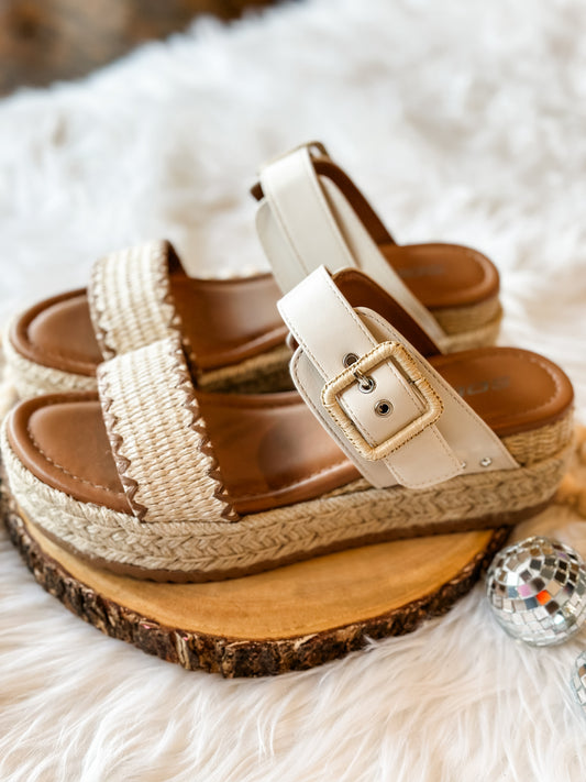 Sail Wedge Sandal