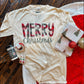 Merry Christmas Plaid Shortsleeve