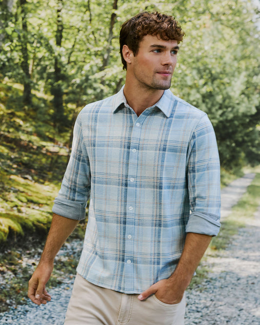 Men’s Morse Code Button Down