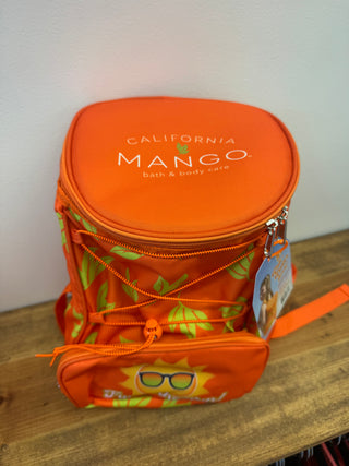 California Mango Backpack Cooler And Essentials