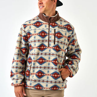 Men’s Burlebo Aztec Fleece Quarter Zip