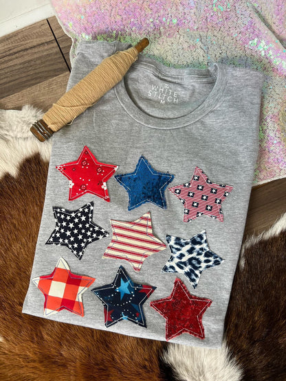 Stacked Stars Tee