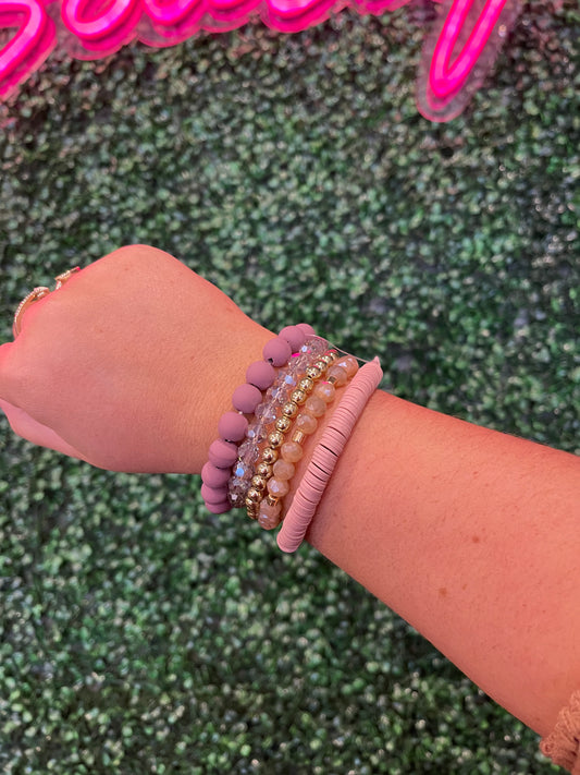 Purple Bracelet Set