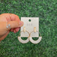 Threaded Hoop Earring