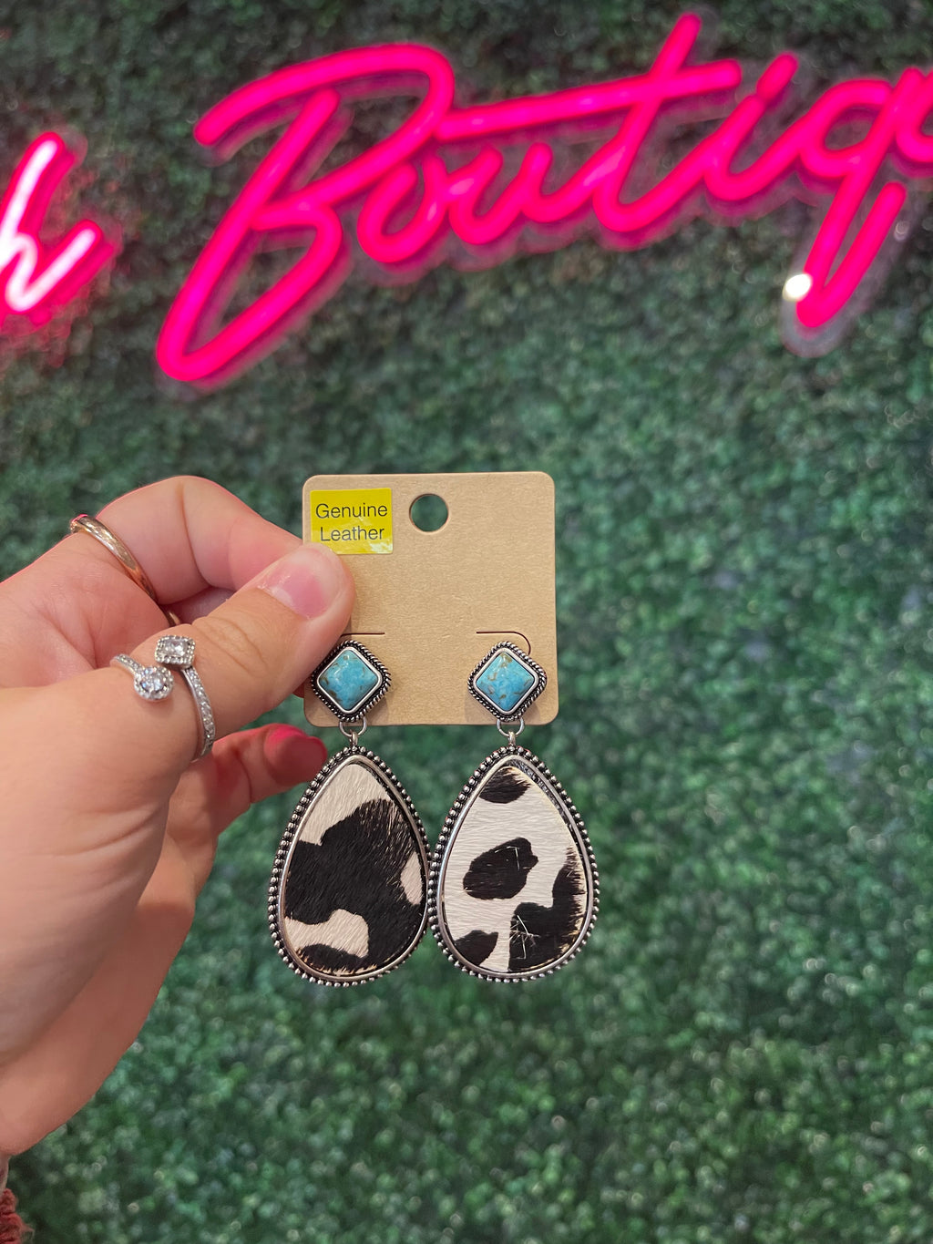 Cow Earring