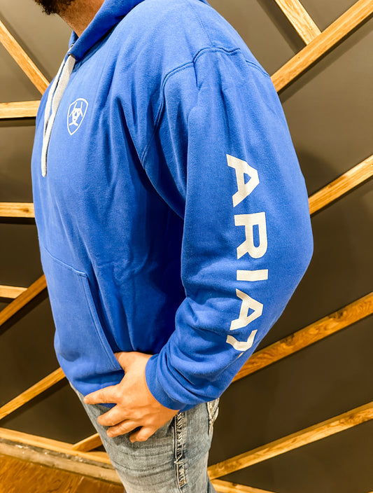 Mens Ariat Logo Hoodie