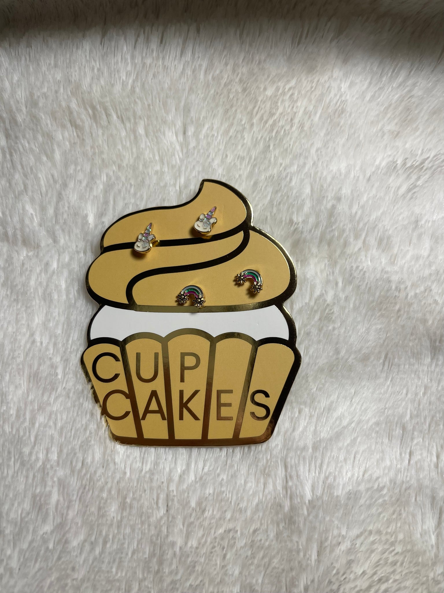 Cupcake Earring Set